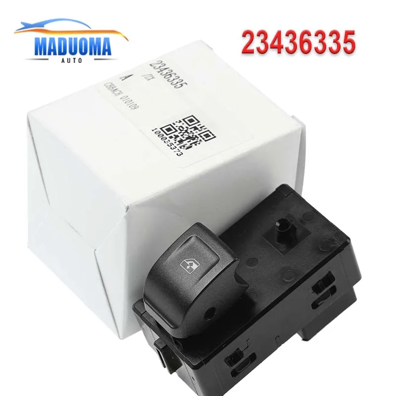 Interruptor único de ventana eléctrica para Chevrolet, GMC, Colorado, Silverado, Suburban, Tahoe, GMC, Canyon, Sierra, 23436335, 23436102, 23129541, nuevo