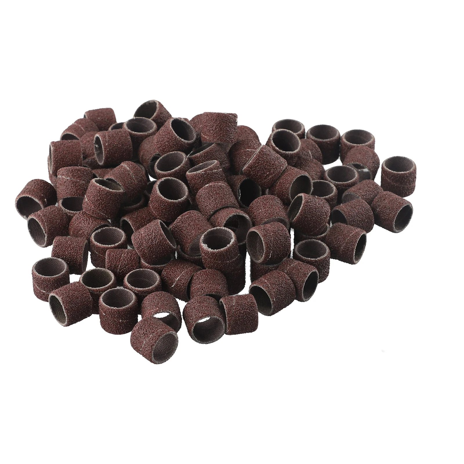 ชุดขัดกลอง 1/2 นิ้ว 100pcs Carborundum โรตารี่เครื่องมือ Sanding Bands แขนชุดบดขัดยี่ห้อใหม่