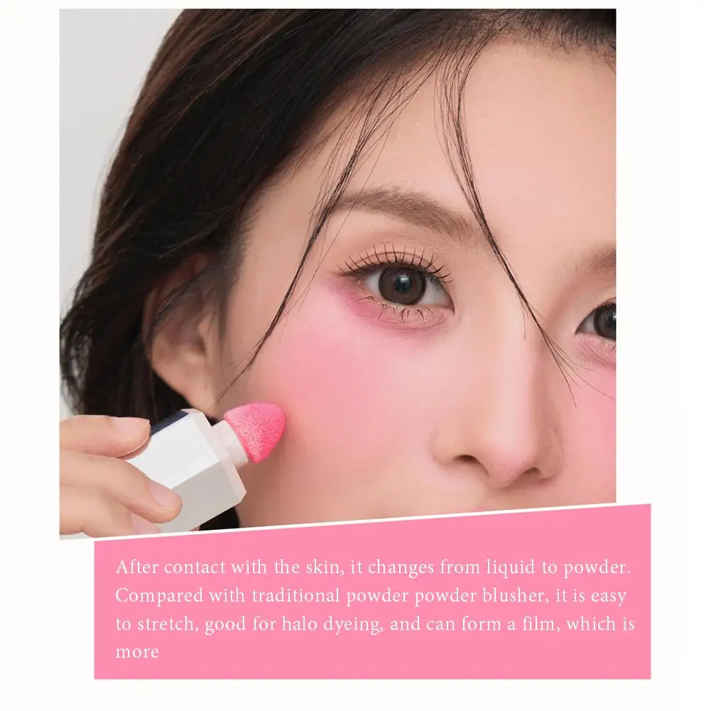 Liquid Blush Waterproof Multi-purpose Facial Blusher Stick High Pigment Smooth Matte All Types Lightweight Contour Cosmetic E9J1