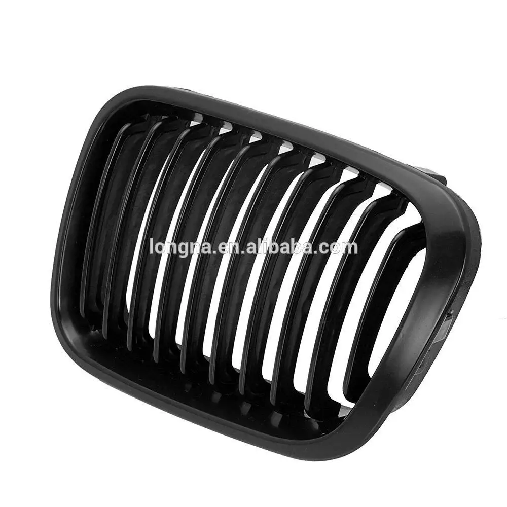 Euro Front Center Kidney Grilles For 1998 1999 2000 2001 BMW E46 4 Door 4D Sedan 320i 323i 325i 328i 330i M3 Matte