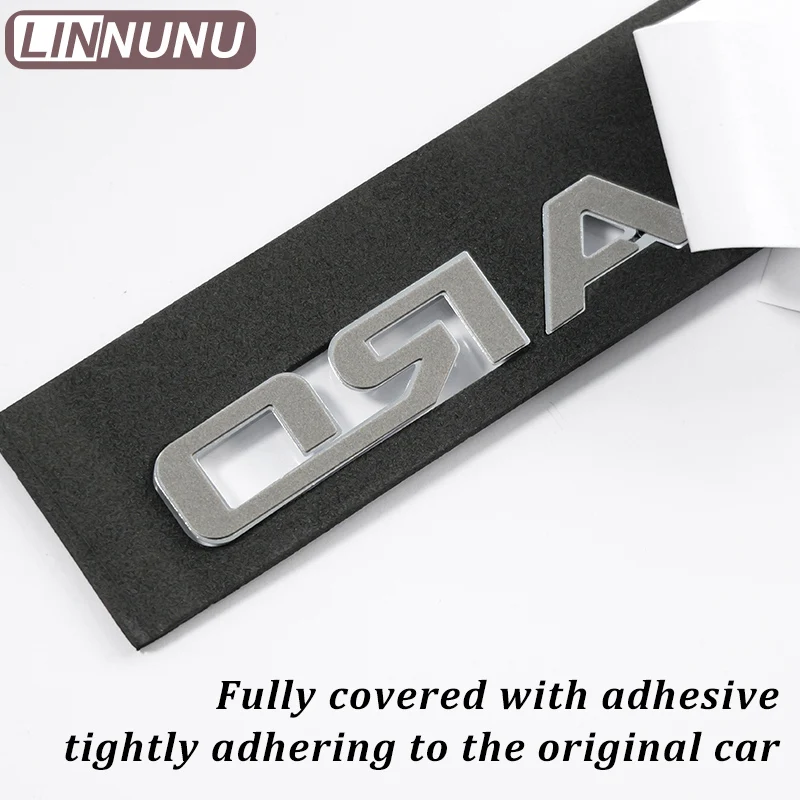 LINNUNU 3D ABS Car Rear Trunk Badge Stickers For Geely Monjaro Manjaro Xingyue L Letters Emblem Decal Logo Exterior Accessories