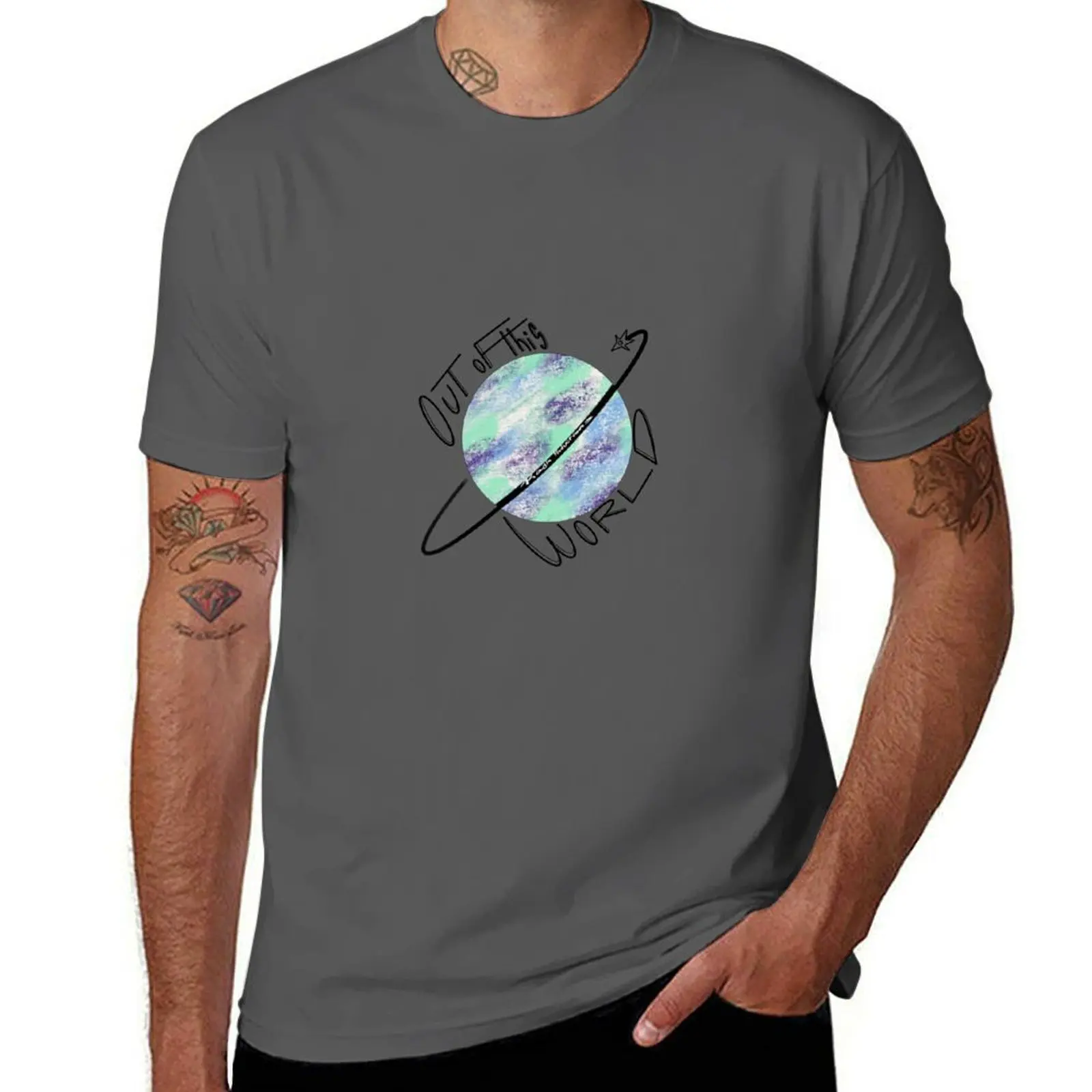 

Out of this world T-Shirt funny t shirts cotton t shirt men 100% cotton luxury brand T-Shirt