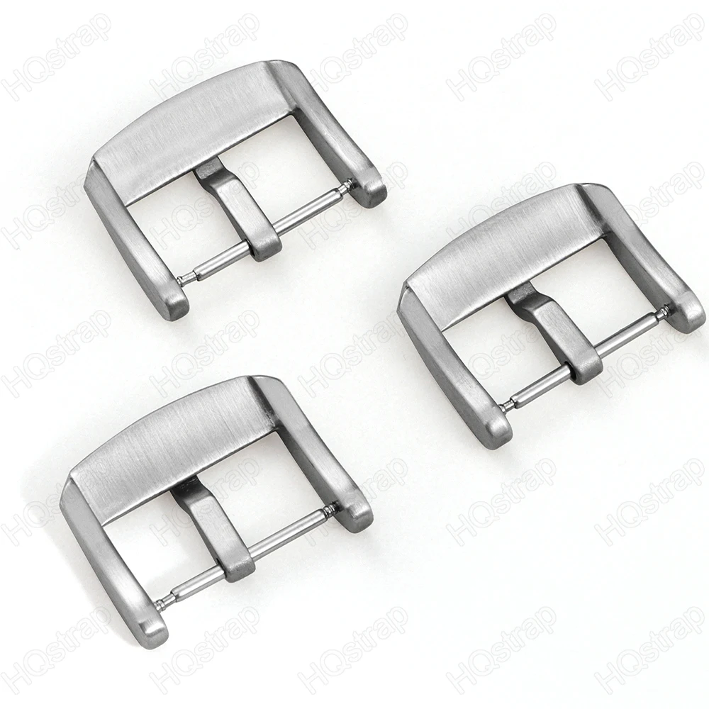 20mm Watch Buckle Silver Stainless Steel Button Watches Accessories Watch Strap Pin Buckle Watch Repair Tools