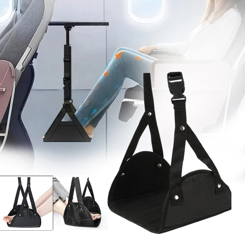 Foot Rest Airplane Footrest Made with High Quality Foam Portable Travel Footrest Carry-On Foot Rest Adjustable Height Foot Rest
