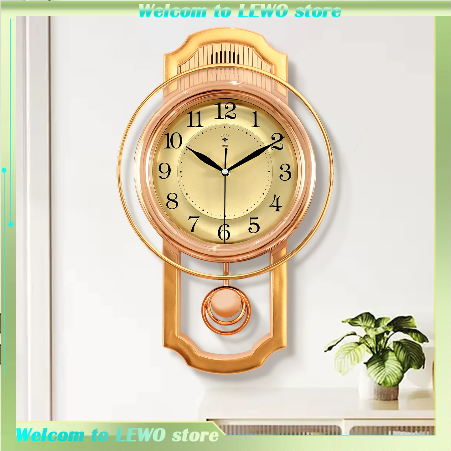 

Fashion Minimalist Creative Wall Clocks Aesthetic Restaurant Nordic Vintage Wall Clock Interior Modern Silent Horloge Home Decor