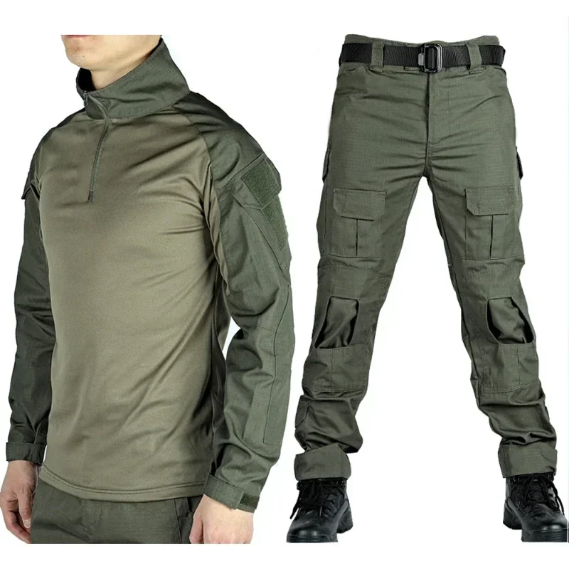 

G3 Tactical Suit Military Pieces Sets Men Hunting Training Uniforms Hiking Shirts And Pants Outdooruflage Field War Games Kits