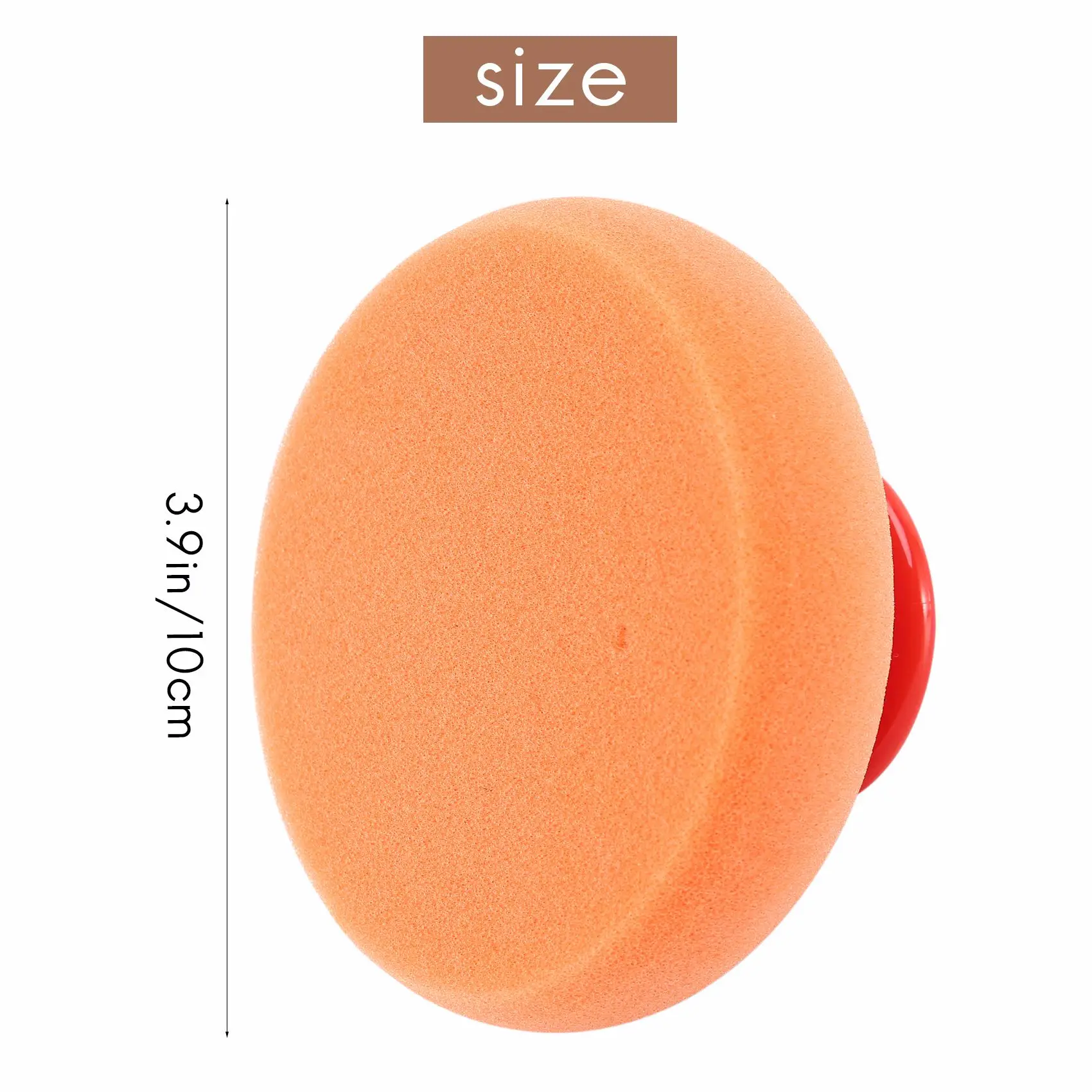 

6 шт./компл., автомобильная восковая полировальная подушечка, губка для чистки пены, набор подушечек для аппликатора из микрофибры с ручкой захвата, автомобильный Стайлинг