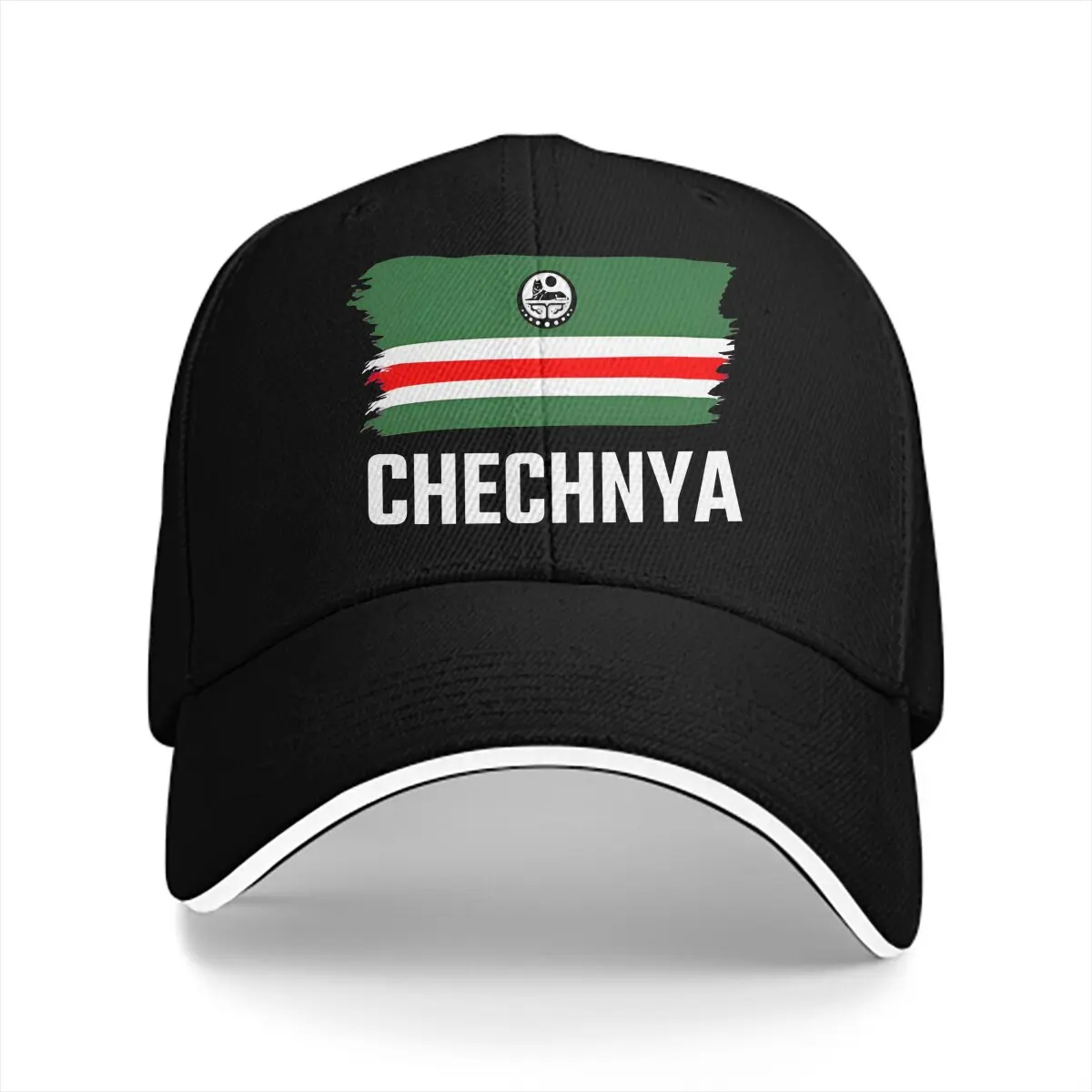 Summer Cap Sun Visor Chechen Flag Hip Hop Caps CHECHNYA Chechen Cowboy Hat Peaked Hats