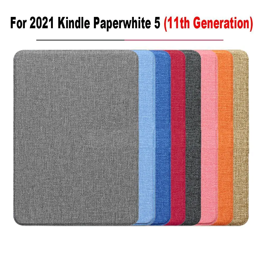 

Auto Wake/Sleep 6.8 inch e-Reader Case 11th Generation PU Leather Back Cover Shockproof Ultra Slim for Kindle Paperwhite 5