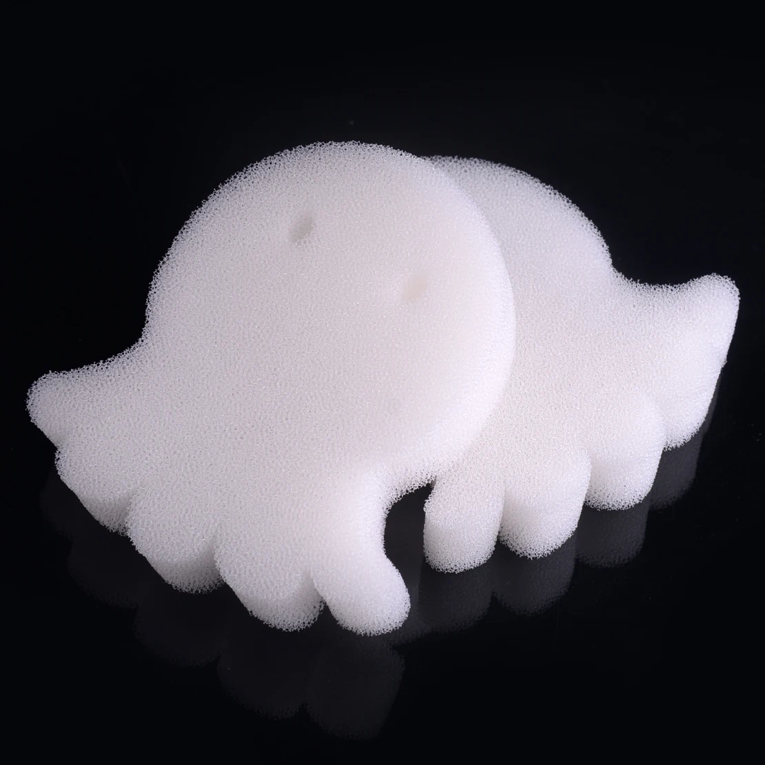 

2Pcs White Floating Spa Sponge Octopus Oil Absorbing Hot Tub Skimmer Swimming Pool
