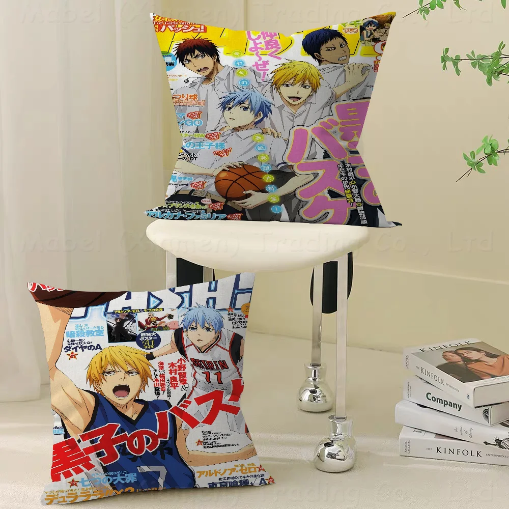 Anime Kuroko S Basketball Pillowcase Toon Gift Cushion Cover Bedroom Home Sofa Chair Seat Decor Pillow Case