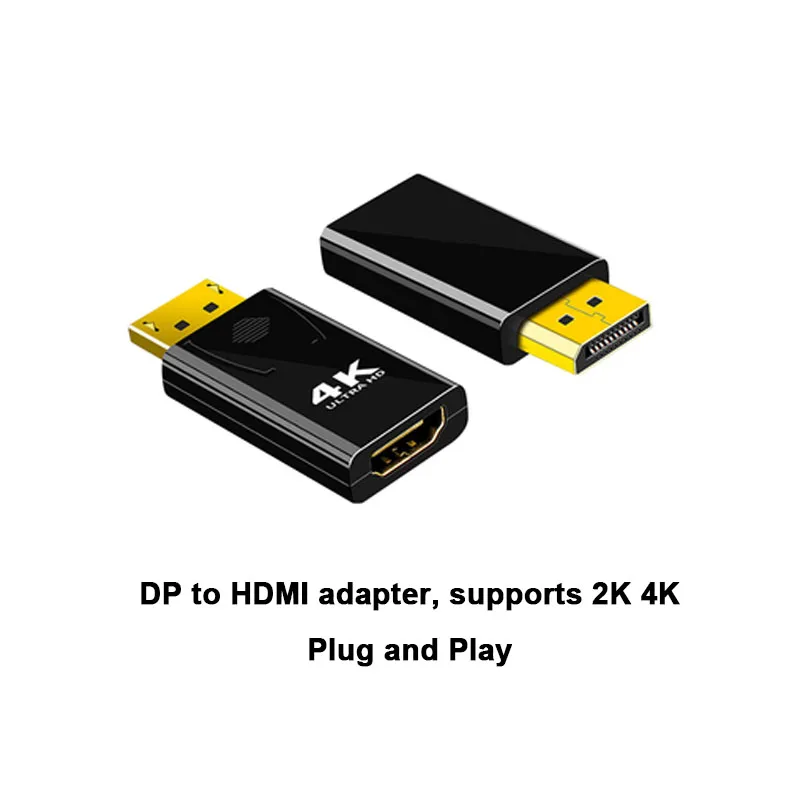 1080P/4K DP to HDMI Adapter Connector,MINI.HDMI cable,USB 2.0 Motherboard 9pin 1 in 2 Splitter,DIY Computer Accessries