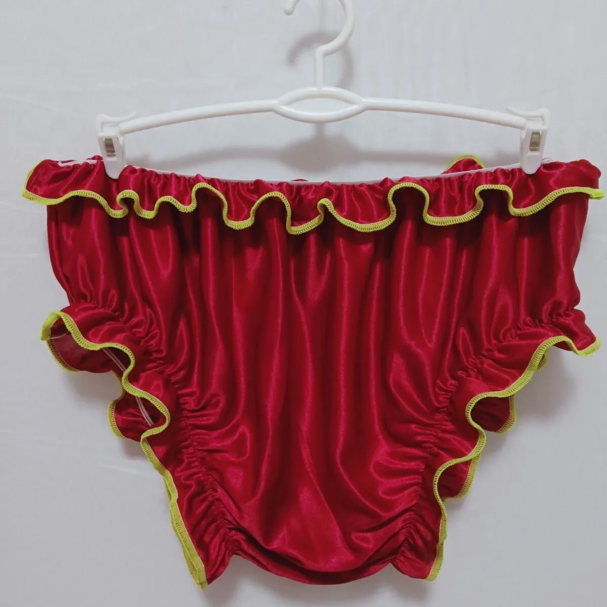 Unisex Glossy Sexy Satin Ice Silk Underwears Panties Plus Size Briefs Lingeries Bottoms