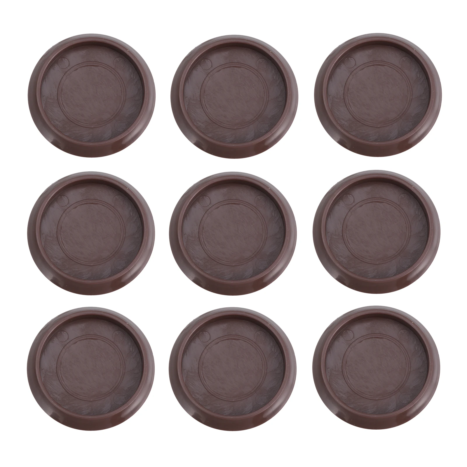 

10 Pcs Anti slip Caster Cups Furniture Stoppers Durable Safe Simple Design Chair Bed Grippers Floor Protection Sofa Table Wheel