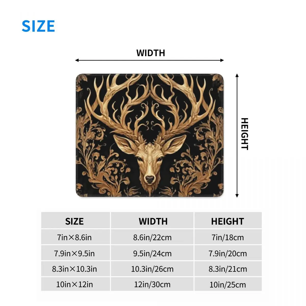 

Multi-size Mouse Pad Tree And Life In Norse Deer Gamer PC Laptop Mats Keyboard Carpet Computer Gaming OfficeAccessories Desk Mat
