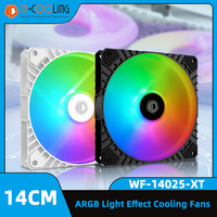 ID-COOLING 14CM PC Case Fan 140mm 5V ARGB Low Profile Fan 4PIN PWM High Performance Mute CPU Cooling Fan For CPU&GPU&VGA Cooler