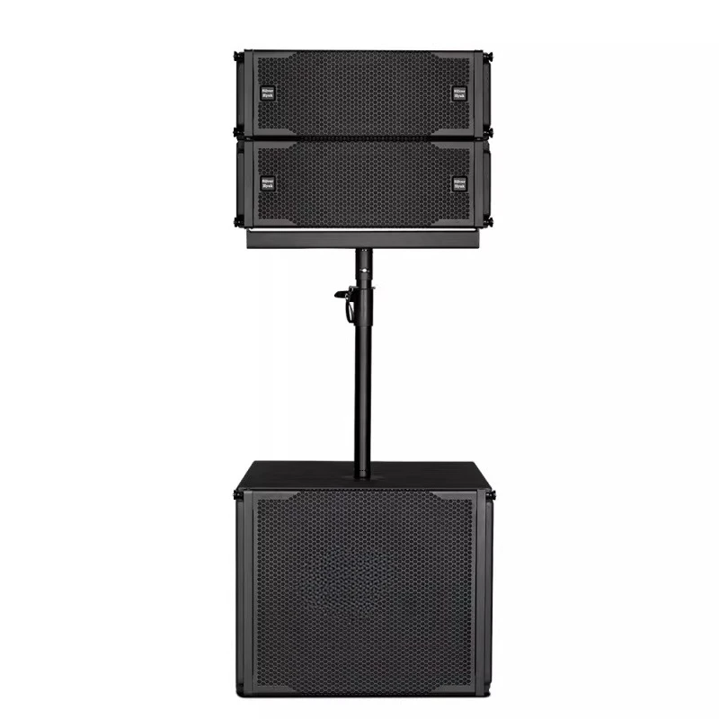 

Outdoor performance mobile stage audio equipment, dual 6.5-inch linear array speakers active linear array audio combination set