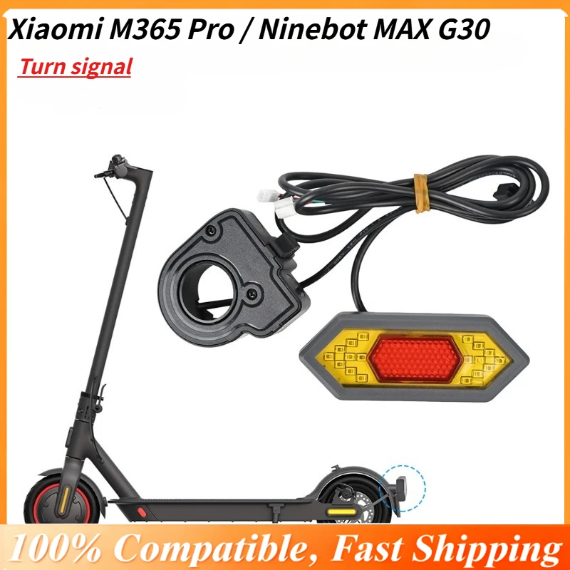 Multifunktions-LED-Streifen mit Blinker und Bremslicht für Xiaomi M365 Pro / Ninebot MAX G30 Elektroroller, Lenklicht