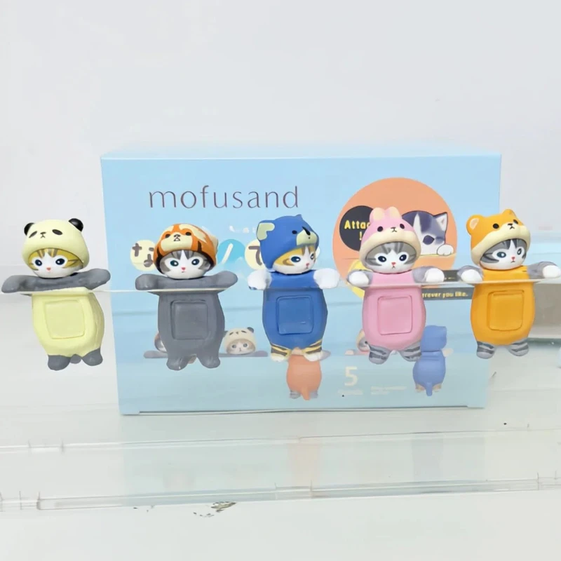 

New Mofusand Lying Posture Blind Box Decorative Mini Figure Animal Costume Action Figure Trendy Toys For Fans Surprise Gifts