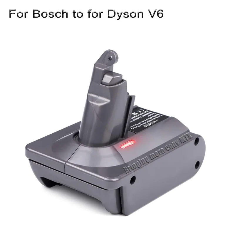 BOS18V6 Battery Converter Adapter for Bosch 18V Li-ion Battery Convert To For Dyson V6 V7 V8 SV04 SV03 DC59 DC58 DC62 SV09 SV05