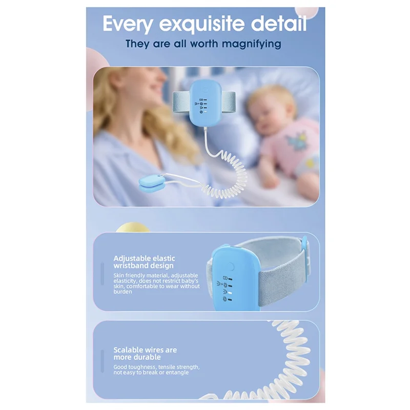PORK-Bedwetting Alarm Bedwetting Alarm Pee Alarm For Boys Grils Kids Potty Training Elder Care 3 Alarm Modes Magnetic Suction