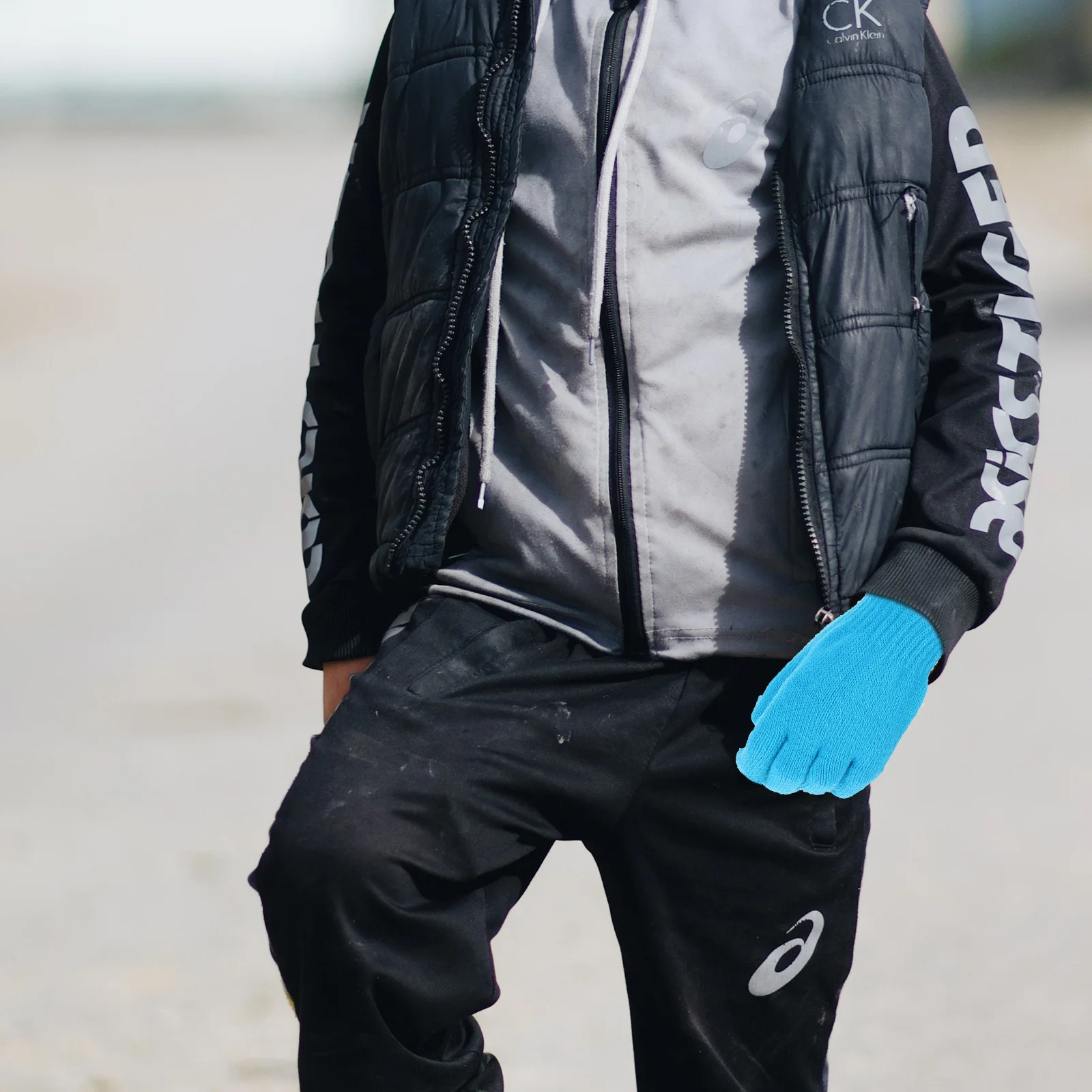 

'S Warm Gloves Knitted Five Finger Winter Gloves 4-12 Years Lightweight Stretchy Full Finger Set Washable For