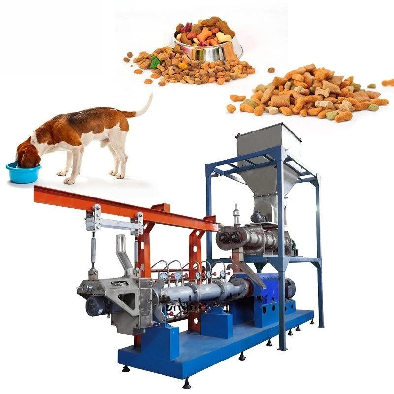 Complete Automatic Pet Food Production Machines Bulk Animal Dog Feed Making Machine