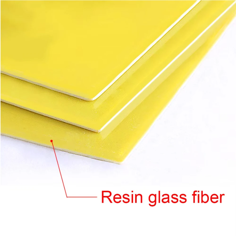 1-10Pcs Yellow 3240 Epoxy Plate Insulation Fiberglass Board High Temperature Resistant 0.3-10mm Thickness Protection Sheet DIY
