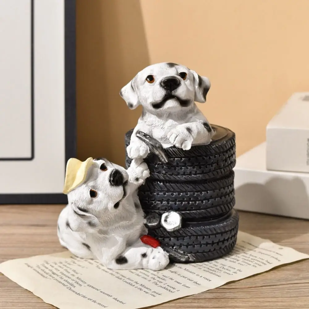 Tanque de poupança cão cofrinho grande capacidade decorativa caixa de poupança animal dos desenhos animados que pode ser aberta caixas de dinheiro mesa