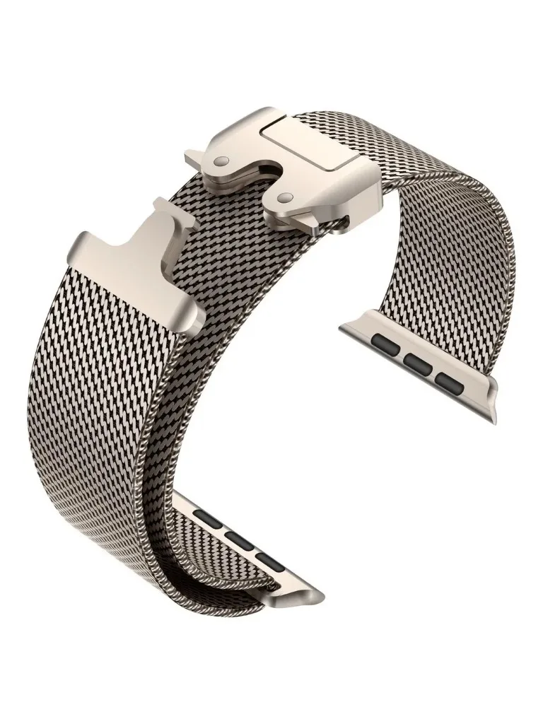 Milanese Loop Armband für Apple Watch Band Ultra 2 49mm Serie 10 9 8 7 6 5 Fallschirm-Armbänder für Apple Watch Band Ultra 2 49mm 45