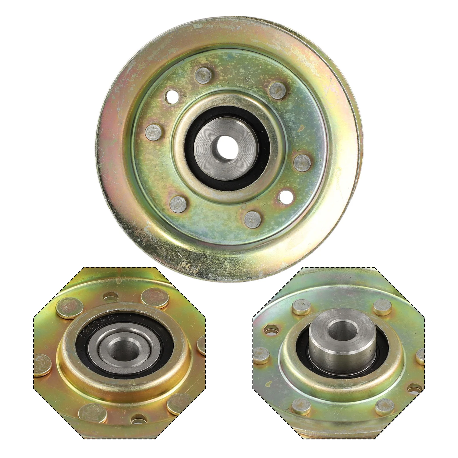 Flat Idler Pulley Designed For FOR Compatibility with For Craftsman Mowers Including For DYT 4000 Series Parts