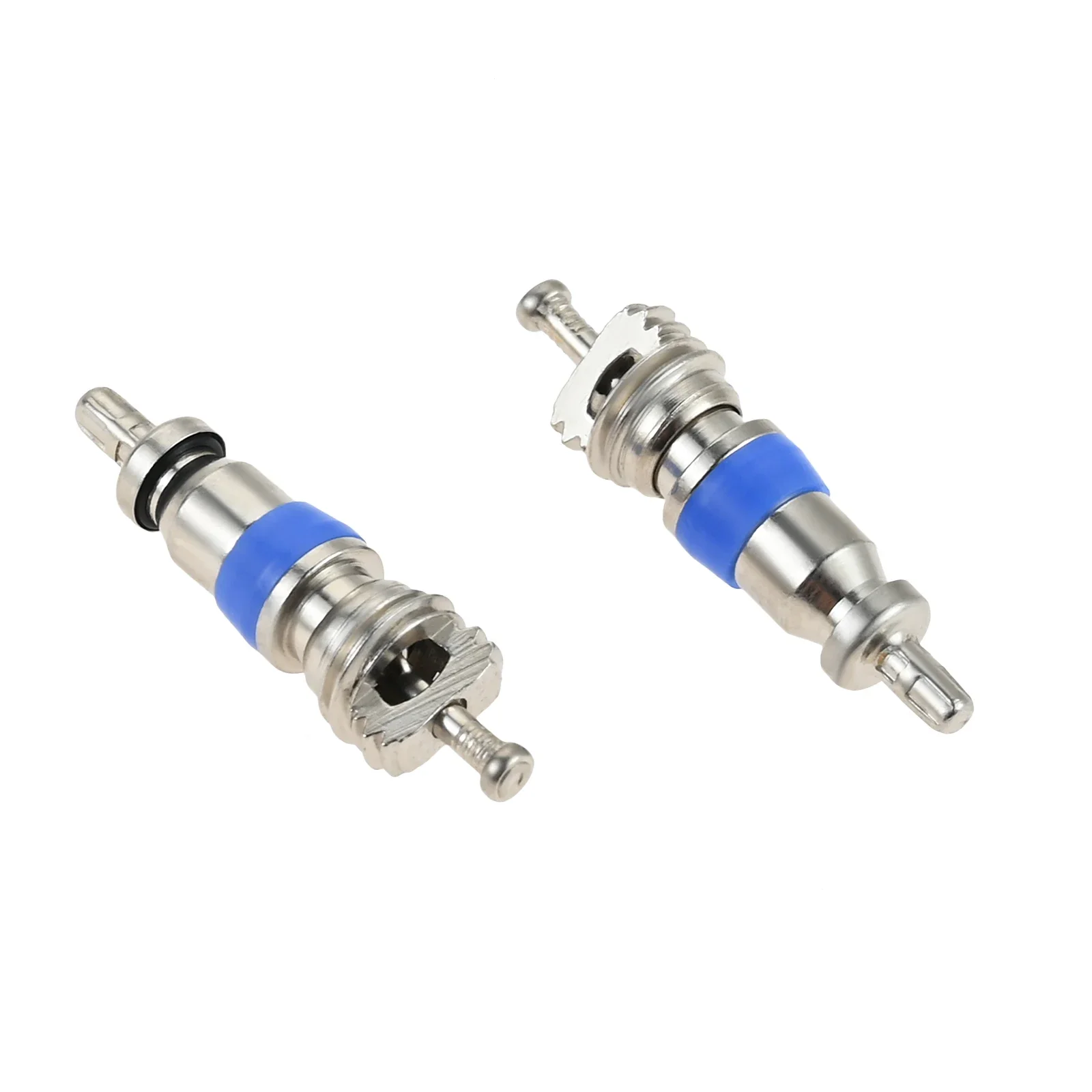 Juego de núcleos de válvula de aire acondicionado y refrigerante A/C HVAC para coche, 50 Uds., alta presión con Kit de núcleos de válvula de sellado compatible con R410 R32 R22