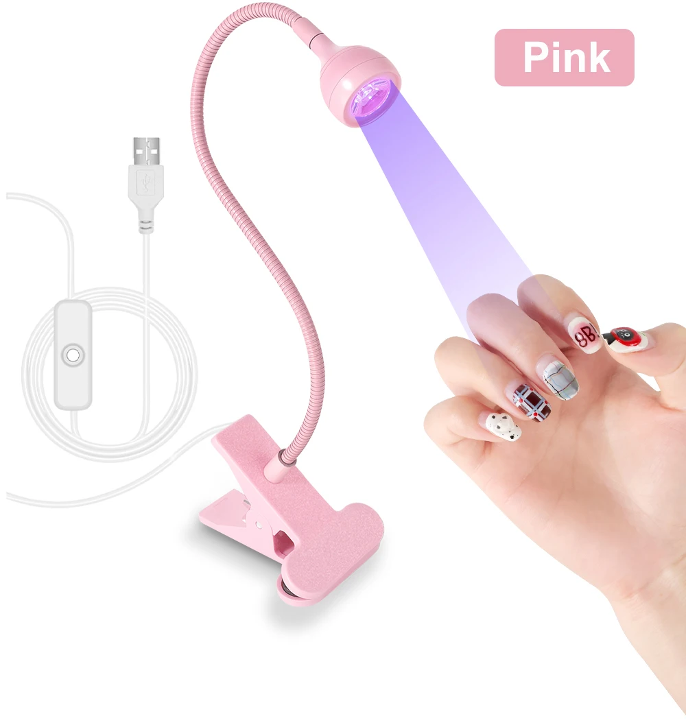 LIMEGIRL UV-LED-Nageltrockner mit Clip, tragbare Nagellampe für Gel-Nagellack, professionelle Nagelkunstwerkzeuge, für Zuhause und Salon, Maniküre – Detail 8