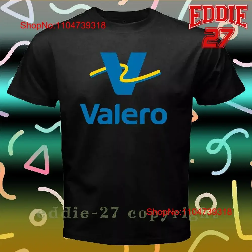Nueva camiseta Valero Energy Logo para hombre, ropa de diseñador informal lavada y estirada vintage americana, Top gráfico para uso diario