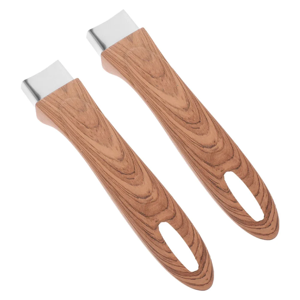 

2Pcs Universal Pot Handle Anti-Scald Replacement for Fry Pan Skillet Pot Handle Grip Wok Accessories Kitchen Utensils