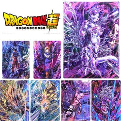 Dragon Ball Anime Characters Son Goku Son Goku Son Gohan DIY Homemade Bronzing Toys Collection Card Christmas Birthday Gift