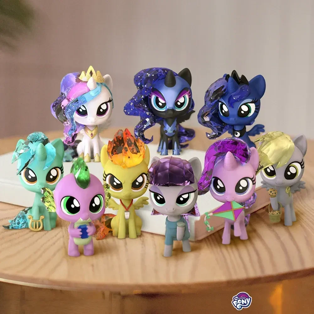 My Little Pony Series 2 Blind Box Kawaii Anime Figure Kwistal Fwenz Series Mystery Box Cartoon Decor Kid Toy Surprise Gift Kids