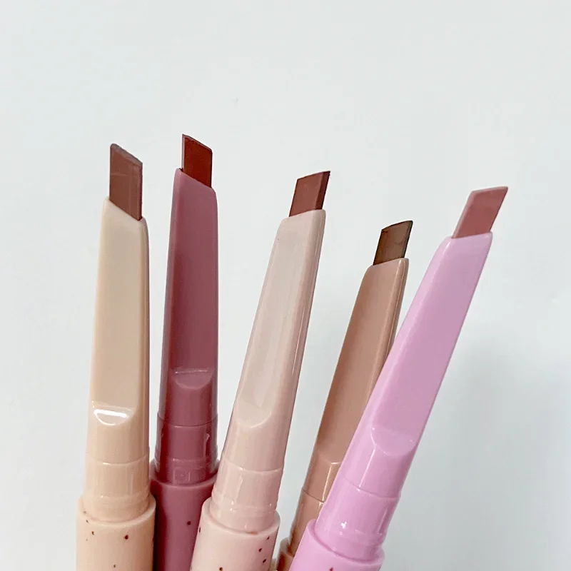 Contouring 3D Lips Matte Lipliner Pen Waterproof Lasting Smooth Lipstick Pencil Nude Milk Pink Lip Tint Lips Makeup Cosmetics