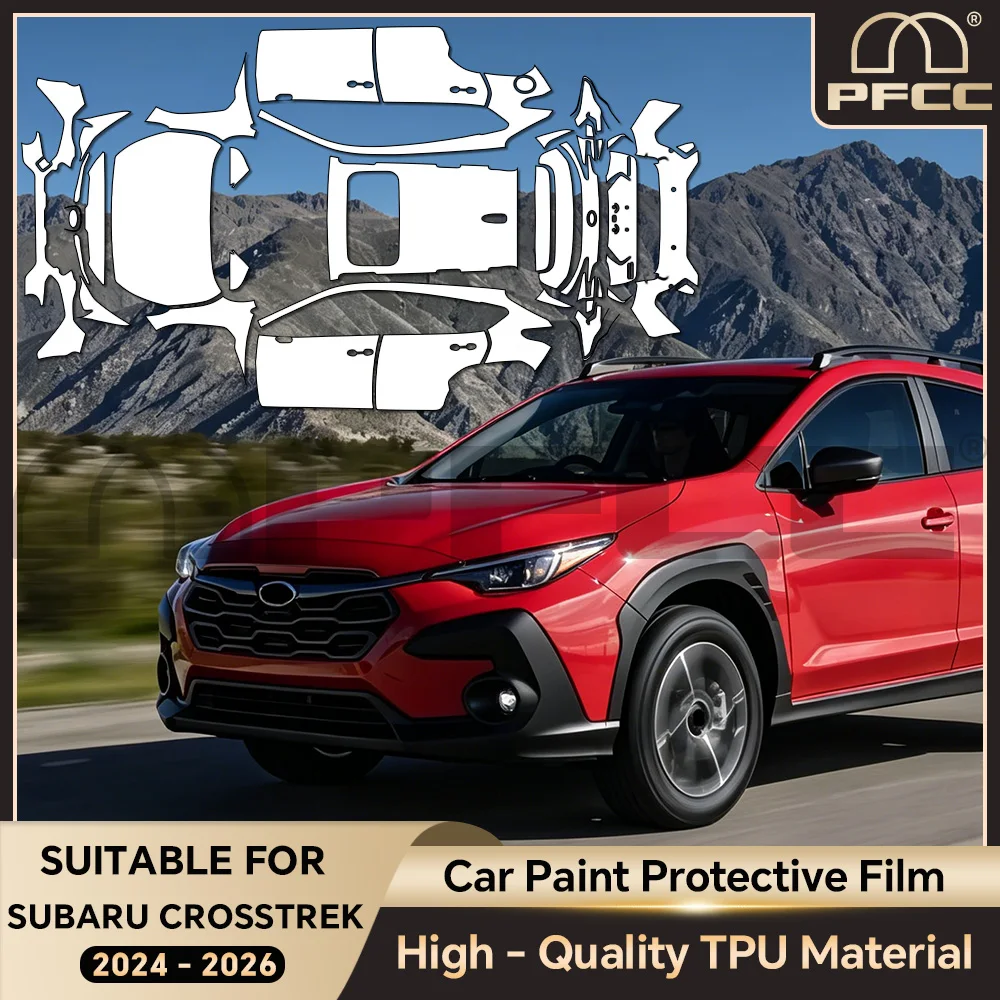 For Subaru Crosstrek 2024 - 2026 Precut TPU Scratch Resistant Paint Protection Film PPF Full Vehicle Transparent Invisible Kit