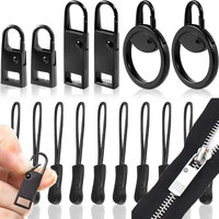 5Pcs Metal Zipper Slider Puller Instant Zipper Universal Instant Fix Zipper Repair Kit For DIY Craft Sewing Tool Accessories