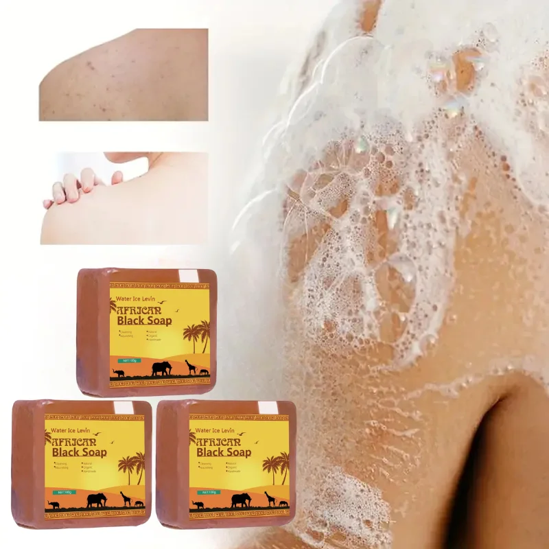 

Африканское черное мыло для глубокого очищения и увлажнения, удаляет загрязнения, замедляет старение, отбеливающее, питательное, ручной работы.