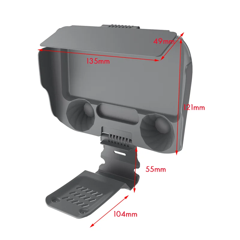 AY14 -Sunnylife For DJI RC2 Remote Control Air 3/Mini3 Pro Hood Sub-Plate Multifunctional Portable Protective Cover Easy Install
