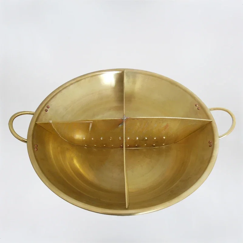 ガススパイシー四川スパイシー鍋成都鍋古いストーブ純銅ガス九宮殿グリッド銅肥厚
