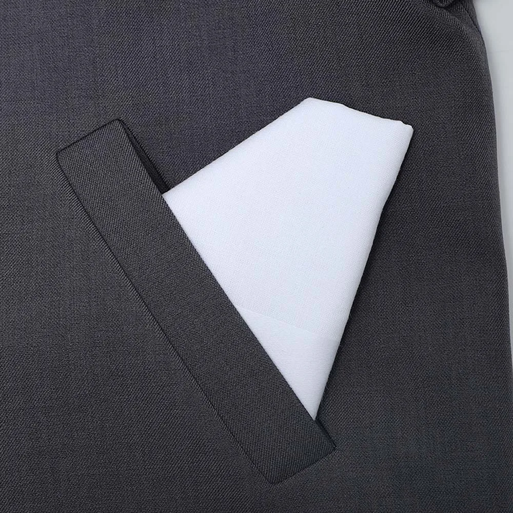 100% Cotton Handkerchief Cloth Diner Banquet Wedding Party Home Table Decorations 12Pcs 40x40cm White Napkins Reusable Napkin