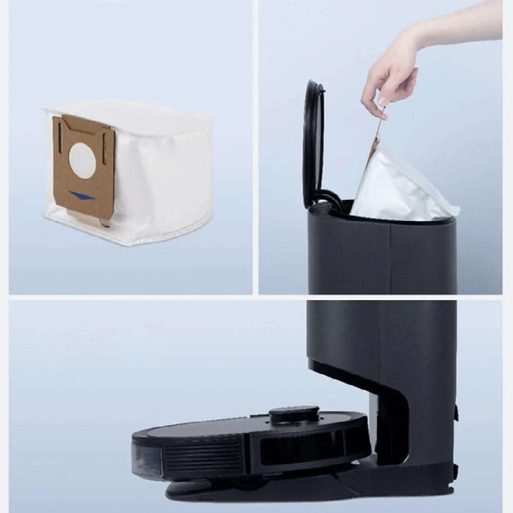 ความจุสูง Leakproof ถุงหูรูดสำหรับ ECOVACS DEEBOT OZMO T8 T8 AIVI เครื่องดูดฝุ่นหุ่นยนต์ DX93 DDX96 T9/N8Pro T8MAX t8Power