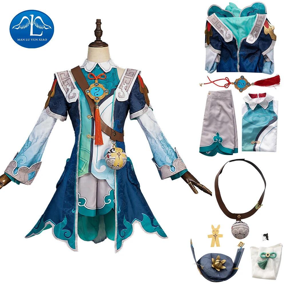 

Honkai Star Rail HuoHuo Cosplay Costume Dress Uniform Suit Ten-Lords Commission Halloween Party Costume for Women