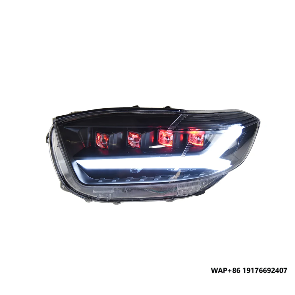 

Car Front Lamp Assembly for Highlander Kluger 2009-2011 Upgrade LED Auto Headlight Projector Four Lens Dynamic Light Accessories