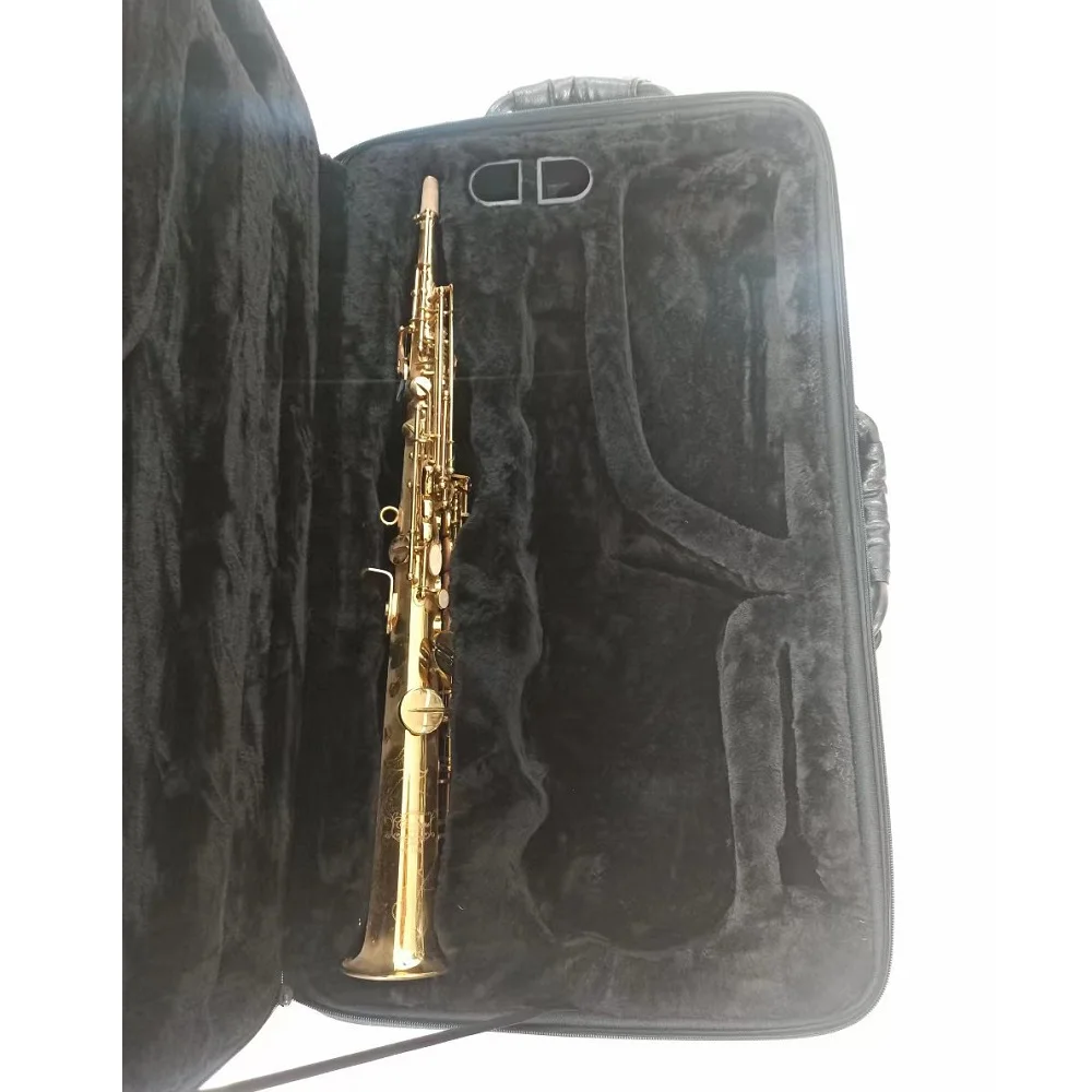 Double Saxophone Bag With Wheels bB Soprano Saxophone + bE Alto Saxophone Box 2 Pack SAX Hard Case Double Shoulder Bag Portable