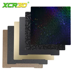 3D Printer Double Sided Textured PEI Smooth Spring Steel Sheet Build Plate PEO PEY PET Carbon Fiber for Prusa i3 MK3S+ 241x254mm