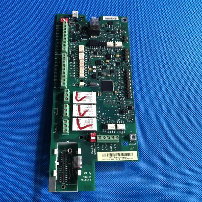 

ABB frequency converter ACS510 series CPU board terminal signal control IO motherboard SMIO-01C and OMIO-01C